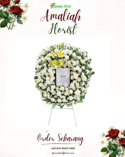 Krans Bunga Duka Cita di Penarukan
