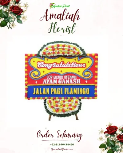 Bunga Papan Congratulation di Penarukan